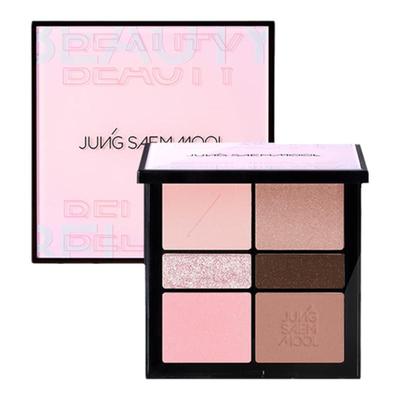 郑瑄茉眼影盘六色化妆师专用腮红综合彩妆盘蜜瓜色哑光爆闪大地色