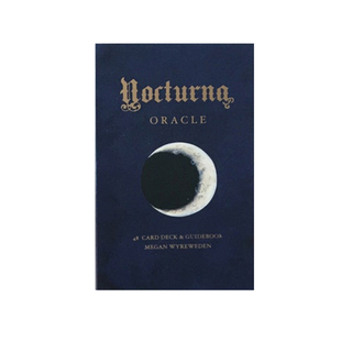 【现货】进口正版48张英文镀金边夜曲Nocturna Oracle 月亮神谕卡