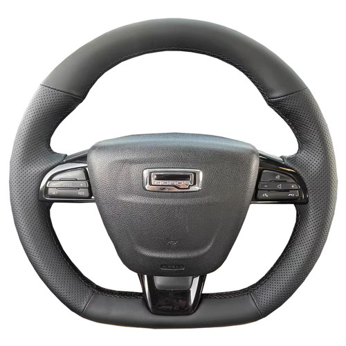 16-21款观致5方向盘套真皮13-15-17-21年观致3把套专用手缝全包款
