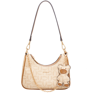 奥康腋下包2026新款包包高级女士单肩包大容量斜挎包老花通勤小包