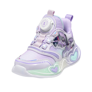 百丽童鞋小马宝莉联名闪灯运动鞋秋季新款儿童亮灯鞋子女童公主鞋