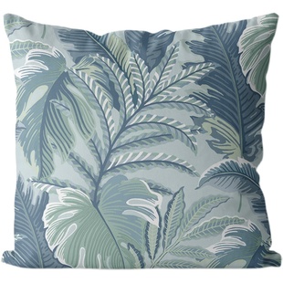 美式风格复古棉麻抱枕沙发靠垫床头大靠背汽车腰枕午休枕可定制