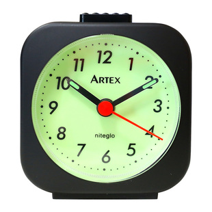 闹钟德国进口机芯荧光盘面静音夜明个性指针懒人学生儿童宿舍夜光