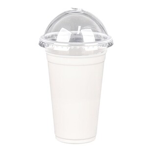 一次性奶茶饮料杯塑料杯子加厚酸梅汤果汁奶茶店打包配带盖子耐热