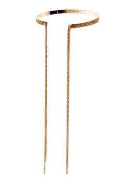 CISSY SHI流苏手镯 金色银色镀18k金白金轻奢小众开口设计手镯