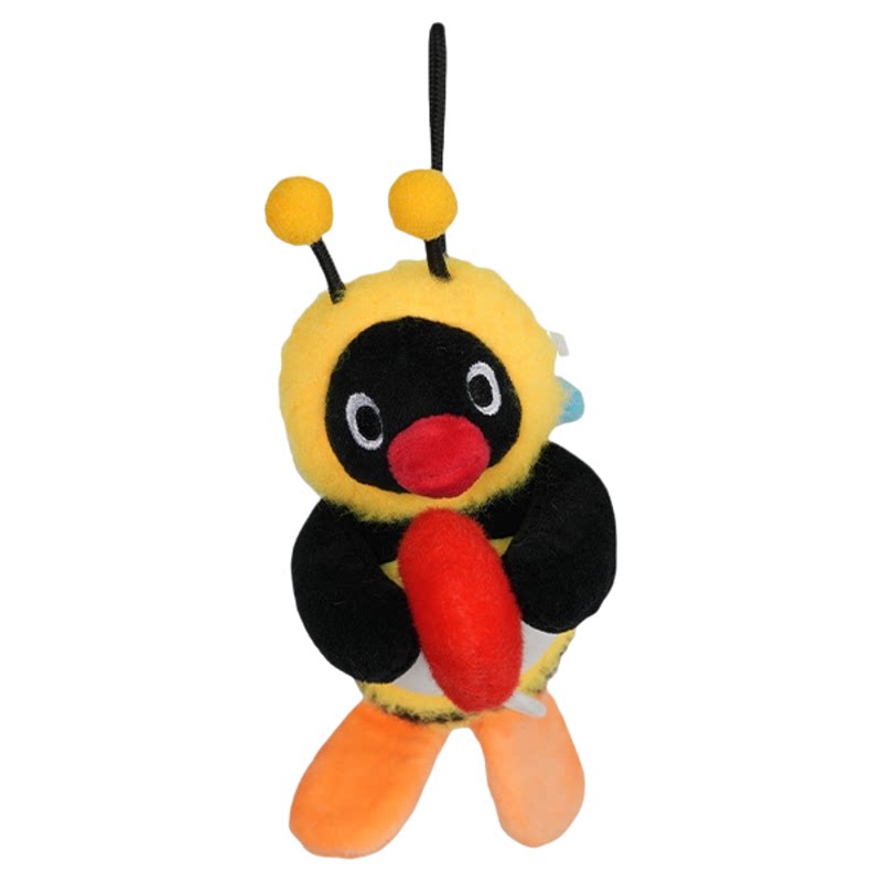 Pingu去野小蜜蜂毛绒挂件