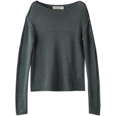 exception原创设计净色针织衫