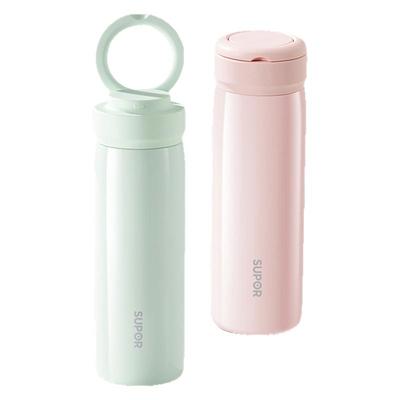 苏泊尔带提绳316L不锈钢保温杯