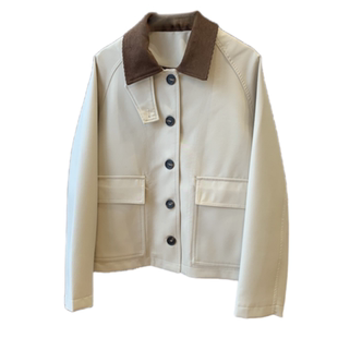 篙端线！巴恩风短款风衣！高密斜纹利落剪裁显瘦百搭女外套26新春