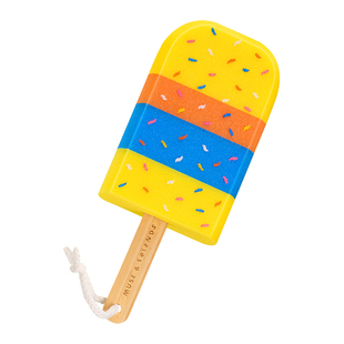 musefriends活力缤纷棒冰沐浴海绵创意雪糕海绵气泡丰富