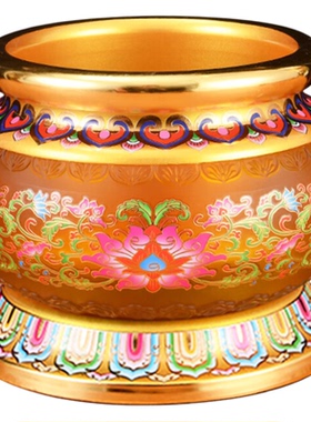 合金水琉璃香炉新款家用聚宝炉