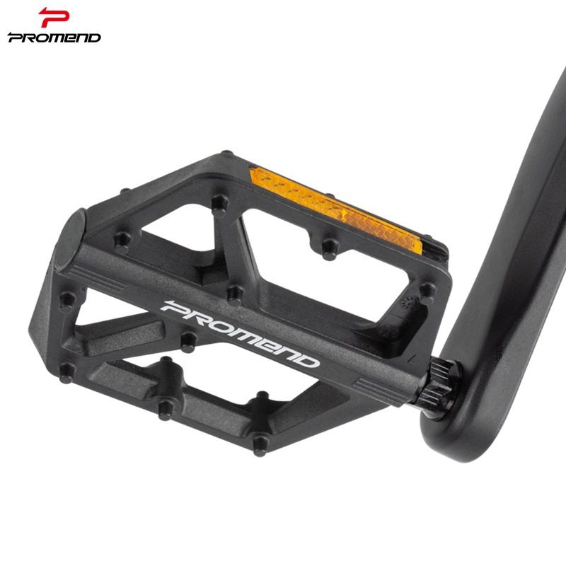 PROMEND自行车脚踏多色尼龙脚踏板双DU反光片公路山地车骑行脚踏
