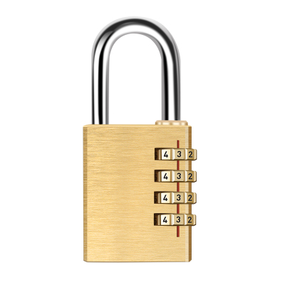 玛丽黄铜密码锁挂锁防盗防撬