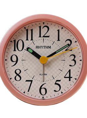 RHYTHM日本钟表静音夜光