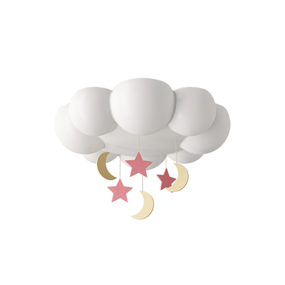 现代简约云朵公主房间家用吸顶灯