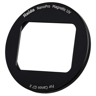 Haida海大适配Canon佳能G7X III磁吸UV镜CPL偏振镜1/4黑柔焦镜滤镜套装