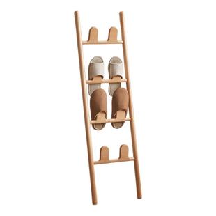 实木鞋架多层家用入户门口鞋子收纳置物架室内简易储物免安装鞋柜