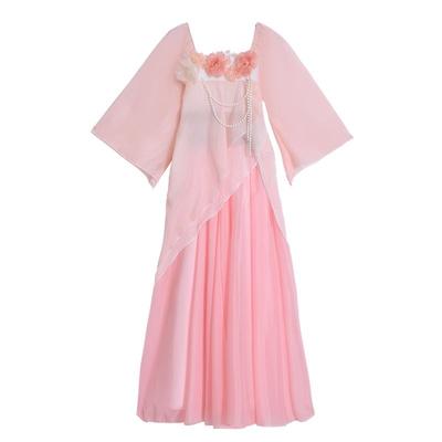 古典舞蹈演出服女儿童飘逸纱衣