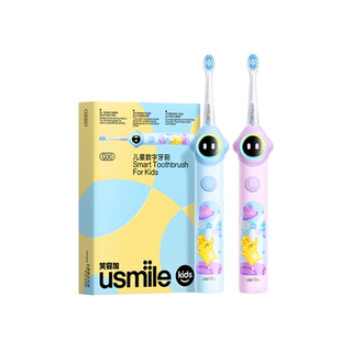 笑容加usmile儿童电动牙刷3-12岁专用礼物智能语音会说话提醒Q30
