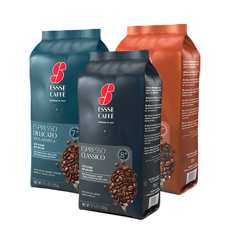 ESSSE CAFFE意大利艾瑟原装进口咖啡豆中度经典意式阿拉比卡500克