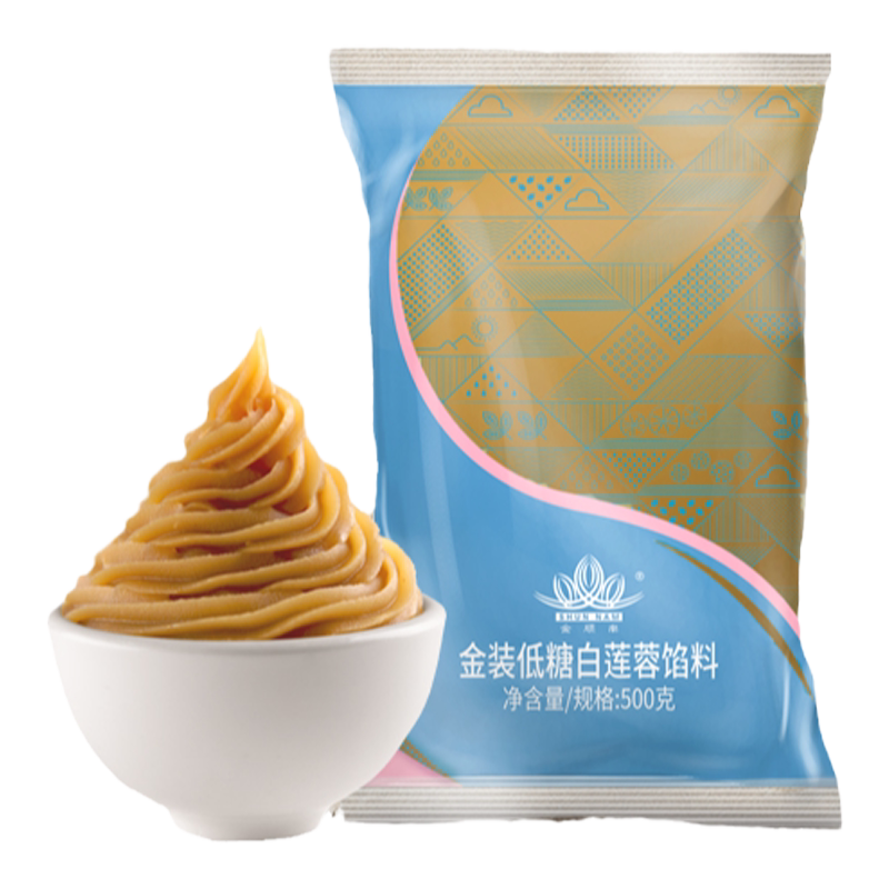 顺南金装低糖白莲蓉馅料500G家用烘焙月饼馅料原材料蛋黄酥馅糕点