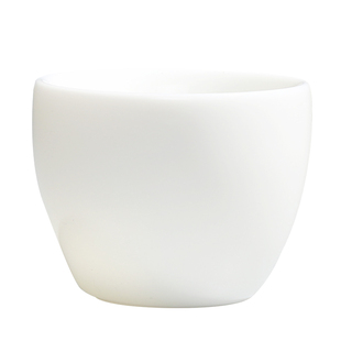 白瓷小茶杯 德化白瓷功夫茶客人喝茶杯子 陶瓷茶具客杯单只