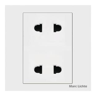 86型暗装4四孔插座带usb插座二位二孔电源插座二二插带开关面板