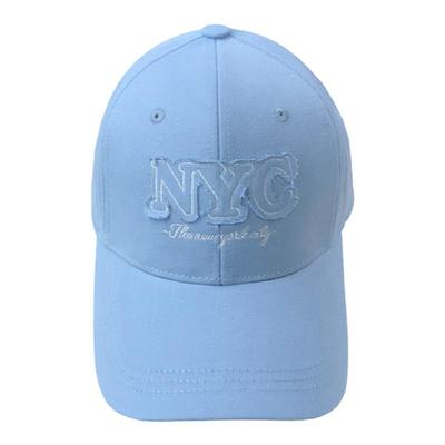 进口NYC字母硬顶女春夏棒球帽