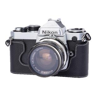 适用真皮尼康FM皮套FE相机包FM2 F2 F3 FM3A FA相机底座头层牛皮