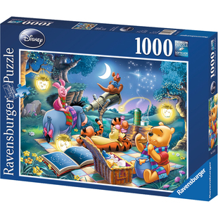 睿思Ravensburger小熊维尼观星迪士尼拼图1000片德国进口益智玩具