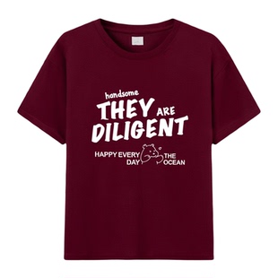 美式纯棉短袖男生帅气穿搭夏季2025新款套装宽松T恤潮流男装一套