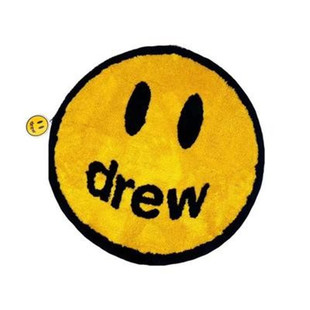 Drew House 贾斯丁比伯 居家系列笑脸地毯 快闪限定圆形潮牌装饰