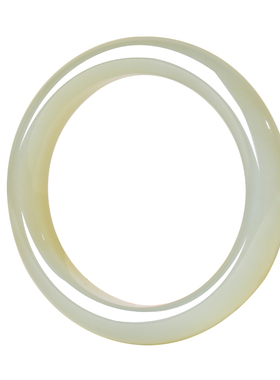 凤飞凰和田玉晴水手镯女款百搭