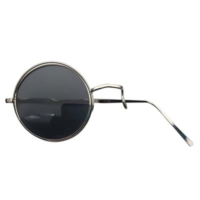 墨镜前进峰防紫外线复古男女圆形