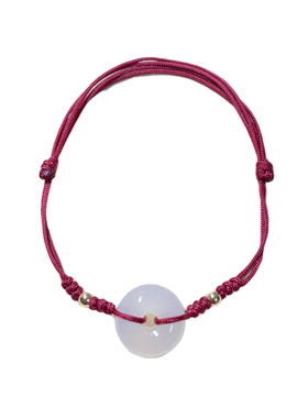 气质平安扣温润情侣简约手链