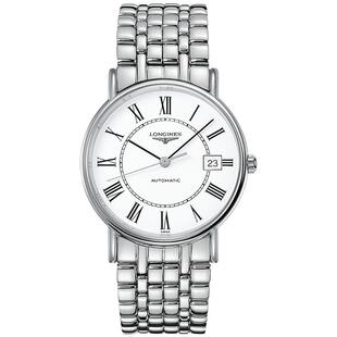 Longines浪琴 官方正品时尚系列男士机械表瑞士手表男腕表 日历