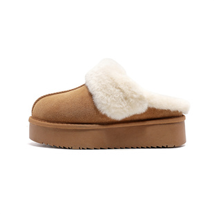 回力官方旗舰店厚底棉拖女款冬季新款爆款雪地靴半拖鞋女外穿居家