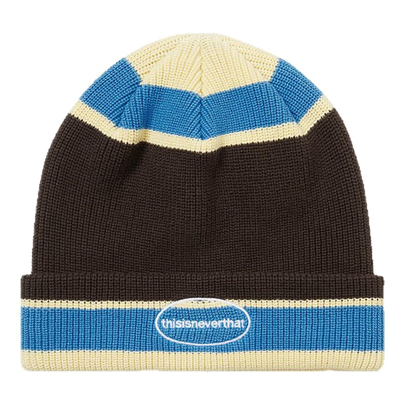 thisisneverthat® E/T-Logo Multi Striped Beanie 26拼色毛线帽