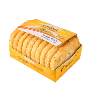 simplot薯饼半成品方椭圆香脆麦当辛普劳薯饼冷冻早餐土豆饼618克