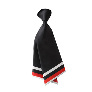 职业小领带短款女士双层刀型商务酒店售楼礼仪jk制服学生装饰领花