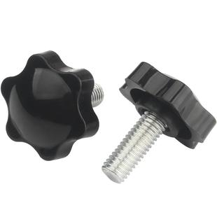 梅花手柄螺丝 星型手拧胶头带把手螺栓塑胶旋扭螺丝钉M4M5M6M8M10