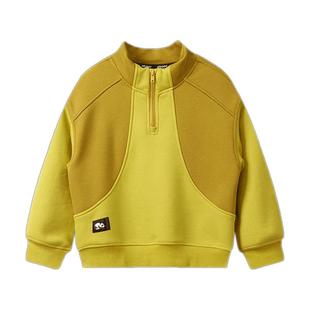 EBAER童装男童加绒卫衣儿童秋冬2025新款户外运动套头上衣男孩潮