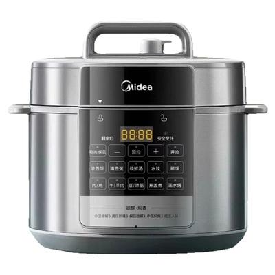 美的电压力锅家用6L大容量双胆全自动智能高压锅官方旗舰店正品M1