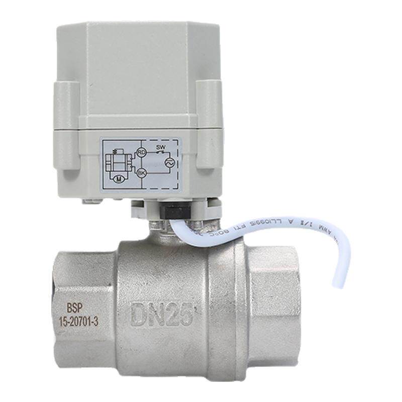 304/316不锈钢电动球阀电动二通阀微型电动阀DN15 20 CR301 DC24V