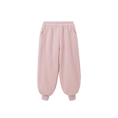 布丁哈鲁冬装童装女童保暖裤子2025秋冬季新款儿童加绒束脚卫裤