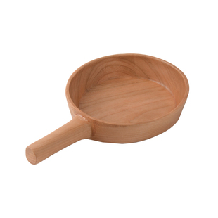 oakliving手工樱桃木整木宝宝辅食碗勺无漆无蜡儿童餐盘酸奶碗
