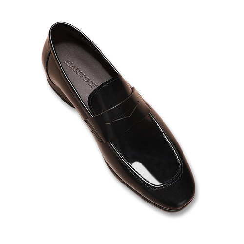 青年男士乐福鞋软底一脚蹬英伦风商务休闲皮鞋新款高级感亮面男鞋