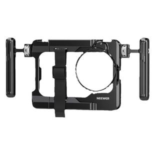 neewer纽尔手机兔笼摄影摄像支架稳定器可伸缩调节双手持装备手机滤镜拓展兔笼适用苹果安卓手机通用兔笼