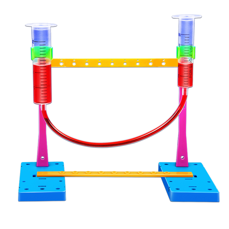 儿童科技小制作小发明幼儿园课堂科学实验教具液体压强DIY连通器