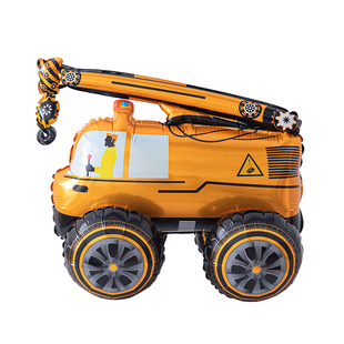 卡通飞机赛车汽车铝膜气球交通工具造型气球儿童生日派对活动布置